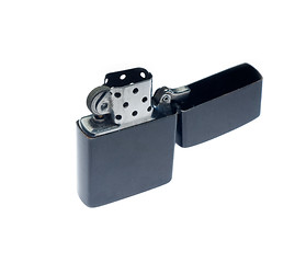 Image showing black zippo lighter