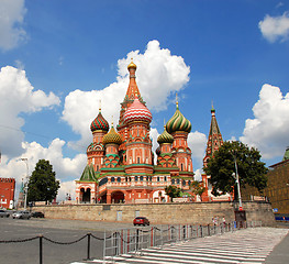 Image showing St.Basil's Cathedral in Moscow