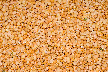 Image showing Split peas background