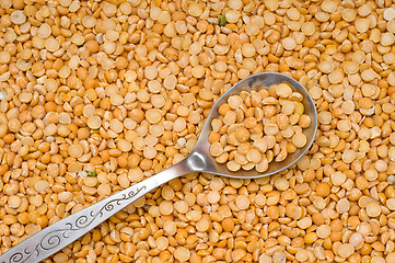 Image showing Split peas background