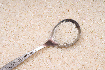 Image showing Rice groats background