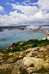 Image showing Cityscape of Saint John's from Signal Hill