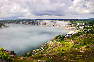 Image showing Cityscape of Saint John's from Signal Hill