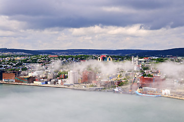 Image showing Cityscape of Saint John's from Signal Hill