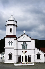 Image showing Sacred Heart Church in Placentia