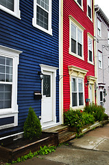 Image showing Colorful houses in St. John's