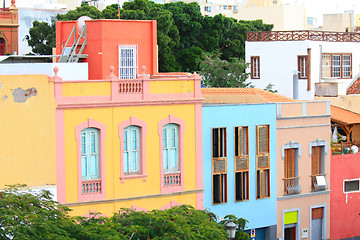 Image showing Traditional houses in Santa Cruz de Tenerife