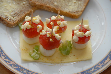 Image showing sandwiches a la mushroom