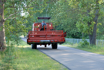 Image showing Combine Harvester