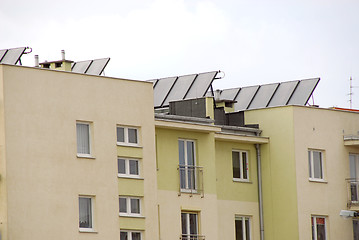 Image showing solar panel on the roof