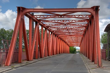 Image showing old metal bridge