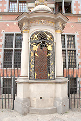 Image showing Detail of house facade in Old Town, Gdansk Poland