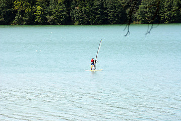 Image showing windsurfing