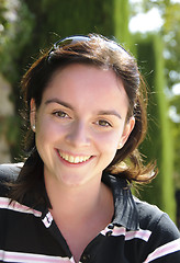 Image showing Young girl smiling 