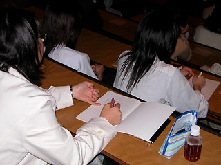 Image showing Students at the lecture