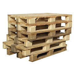 Image showing Pallets isolated