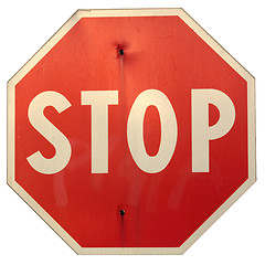 Image showing Stop sign