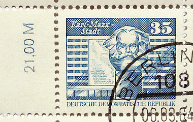 Image showing German DDR stamps