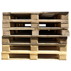 Image showing Pallets isolated