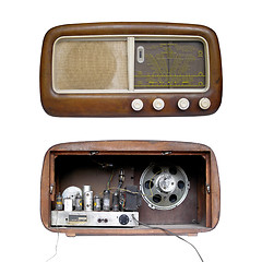 Image showing Old AM radio tuner