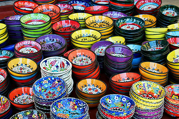 Image showing Turkish tea bowls