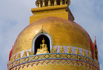 Image showing Detail of Buddhist temple in Thailand
