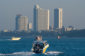 Image showing Pattaya Bay in Thailand