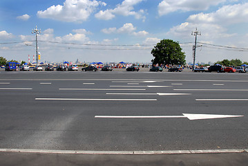 Image showing Wide street