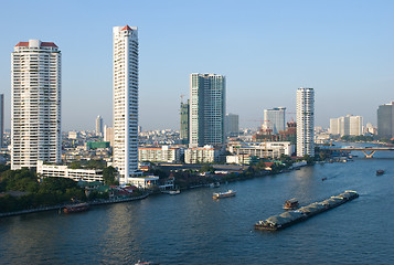 Image showing Chao Praya River in Bangkok, Thailand