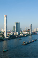 Image showing Chao Praya River in Bangkok, Thailand