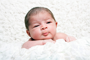 Image showing Cute infant face