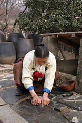 Image showing Doing the chores