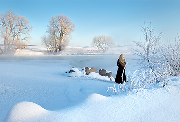 Image showing Winter in Drozdy