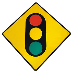 Image showing Traffic light sign