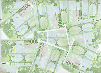 Image showing Euro notes