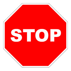 Image showing Stop sign