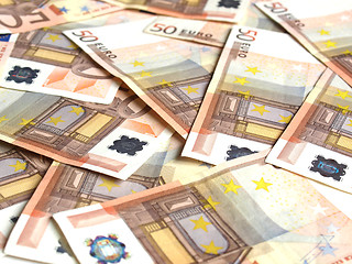 Image showing Euro notes