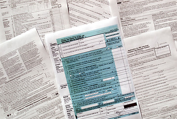 Image showing Tax forms