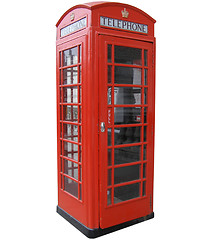 Image showing London telephone box