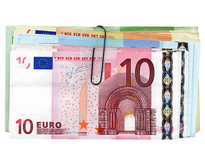 Image showing Euro notes