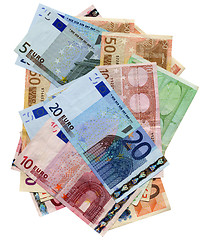 Image showing Euro notes