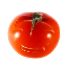 Image showing abstract scene ripe tasty tomato