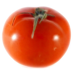 Image showing abstract scene ripe tasty tomato