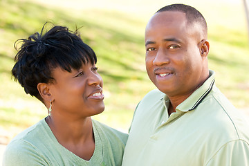 Image showing Attractive Happy African American Couple