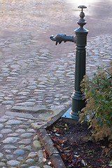 Image showing Public water tap.
