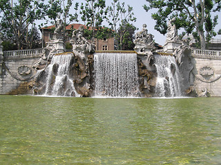 Image showing Baroque fountain