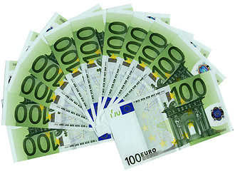 Image showing Euro notes