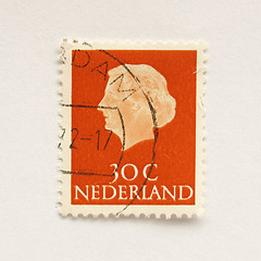 Image showing Netherlands stamp