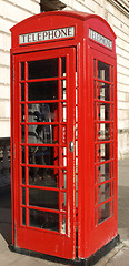 Image showing London telephone box