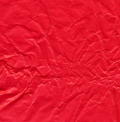 Image showing Red rippled paper